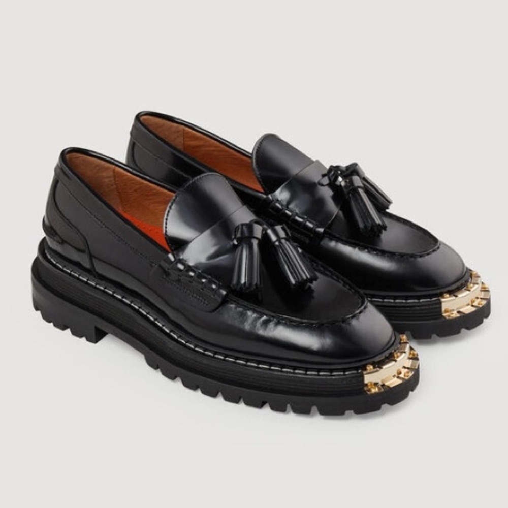 Sandro Chunky Lugsole Loafers
